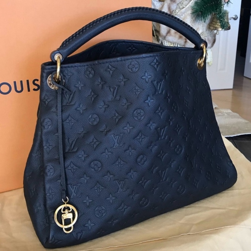 Mint Louis Vuitton Artsy MM Empriente Leather Handbag with Box and Dustbag